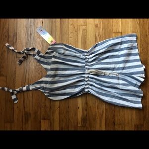 Italian made striped romper